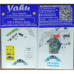 YAHU MODELS YMA4886 1/48  F4F-4 Wildcat Early for Hobby Boss