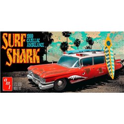 AMT 1242/12 1/25 1959 Cadillac Ambulance Surf Shark