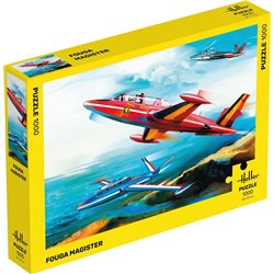 HELLER 20510 Puzzle Fouga Magister 1000 Pieces
