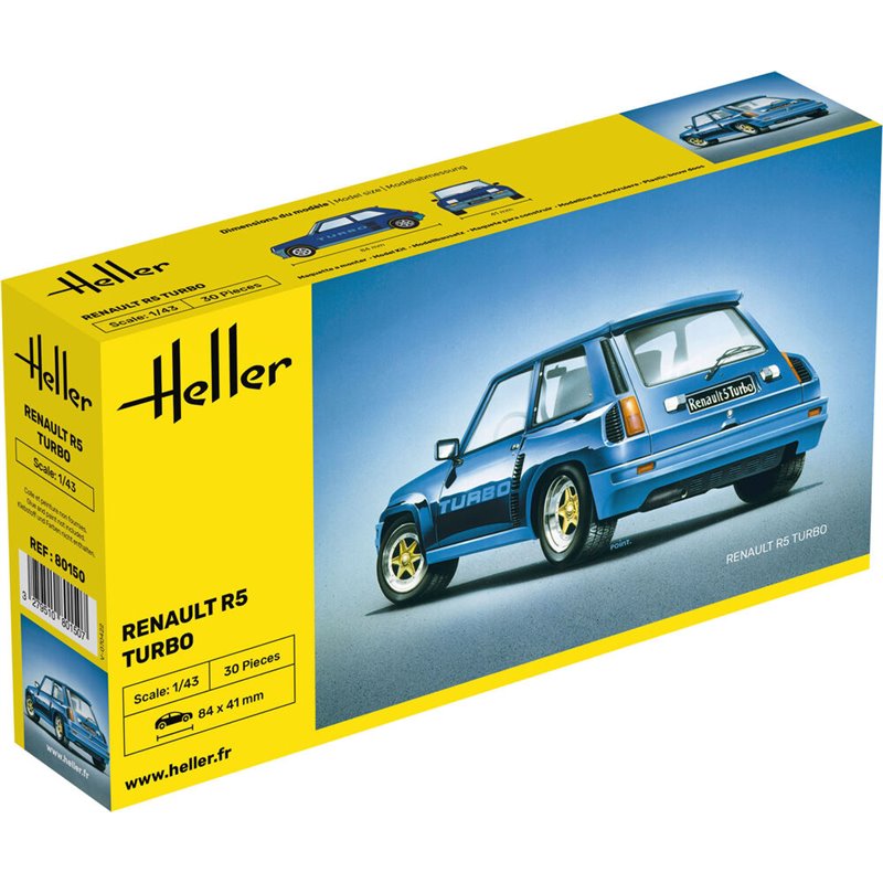 HELLER 80150 1/43 Renault R5 Turbo