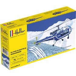 HELLER 80286 1/72 SA 316 Alouette III Gendarmerie