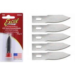 EXCEL 20025 Curved Contoured Replacement Blade N°25 5pcs