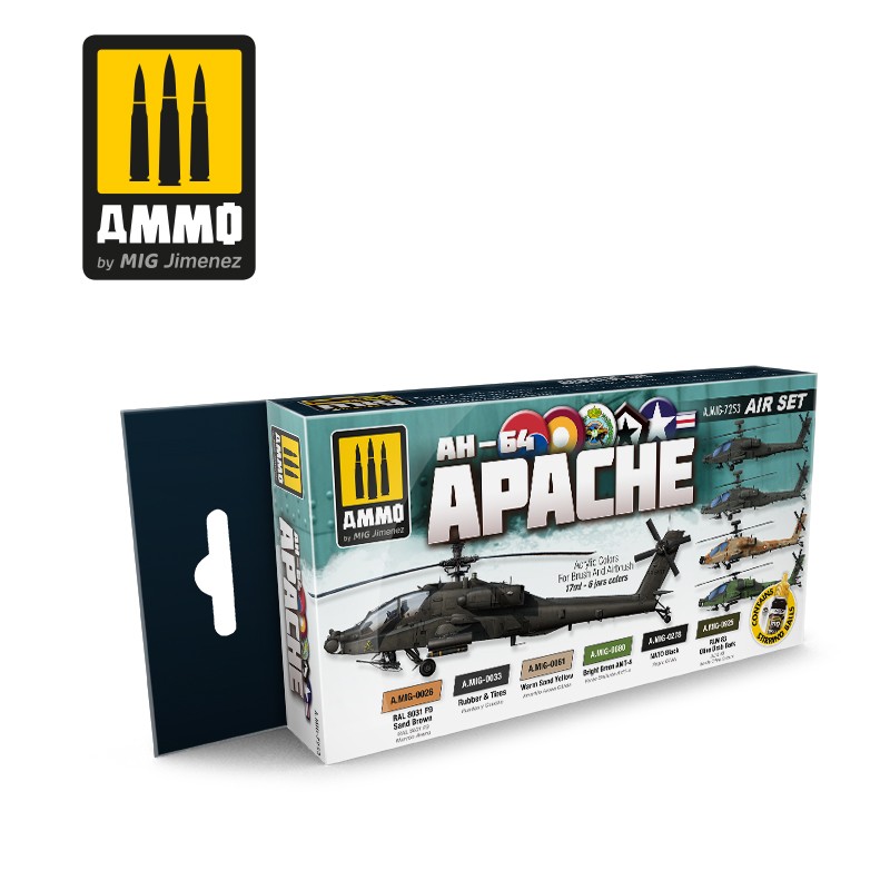 AMMO BY MIG A.MIG-7253 AH64 APACHE Set