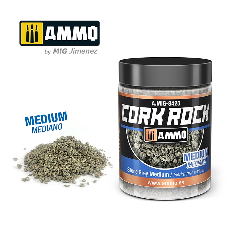 AMMO BY MIG A.MIG-8425 CREATE CORK Stone Grey Medium (100 Ml)