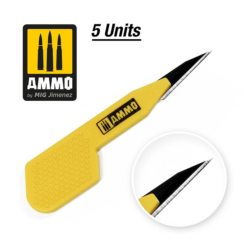 AMMO BY MIG A.MIG-8685 Precision Blade Straight (5 pcs)