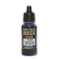 VALLEJO 73.207 Game Color Blue Washes 17 ml.