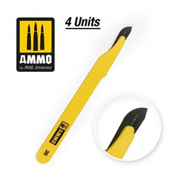 AMMO BY MIG A.MIG-8695 Standard Blade Curved large (4 pcs)