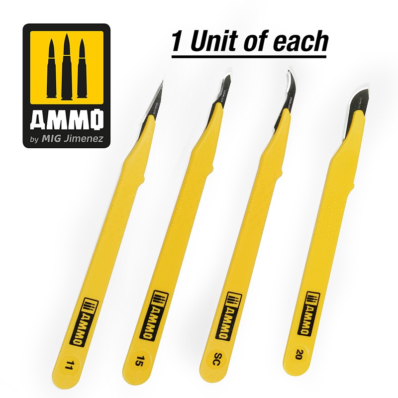 AMMO BY MIG A.MIG-8696 Standard Blade Set (1 of each)