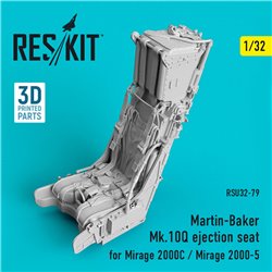 RESKIT RSU32-0079 1/32 Martin-Baker Mk.10Q ejection seat for Mirage 2000C/Mirage 2000-5 