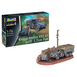 REVELL 03344 1/76 Krupp Protze KFZ 69 with 3.7 cm PAK