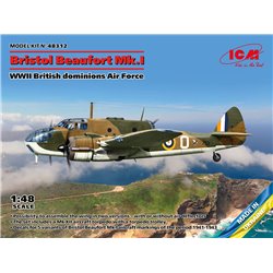 ICM 48312 1/48 Bristol Beaufort Mk.I, WWII British dominions Air Force