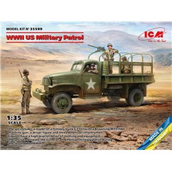 ICM 35599 1/35 WWII US Military Patrol (G7107 with MG M1919A4)