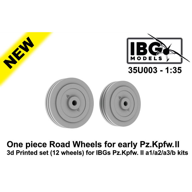 IBG MODELS 35U003 1/35 One piece Road Wheels for early Pz.Kpfw.II