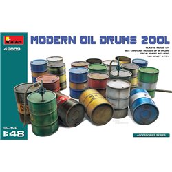 MINIART 49009 1/48 Modern Oil Drums 200l