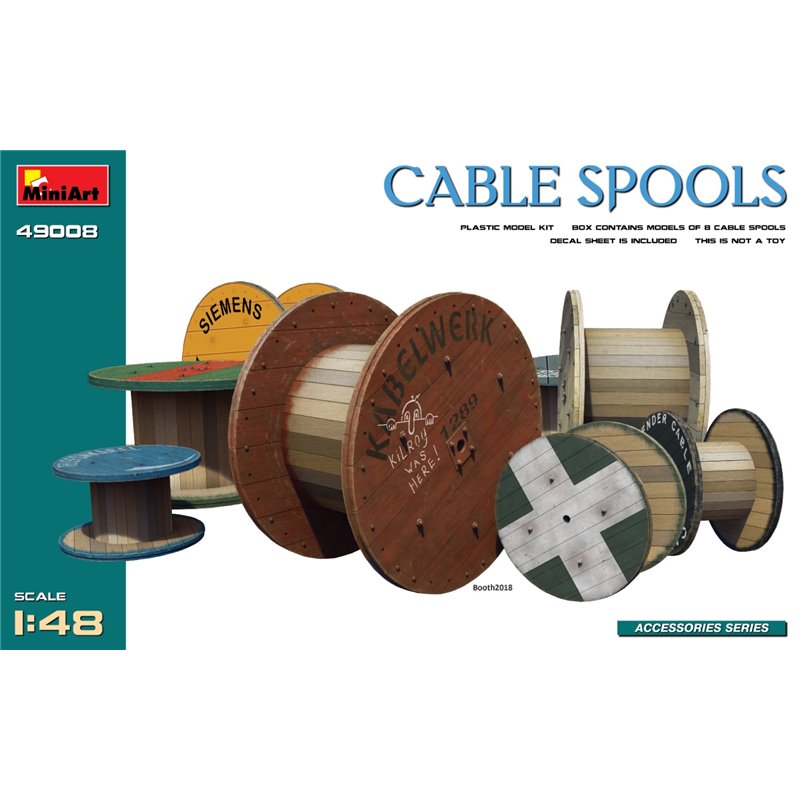 MINIART 49008 1/48 Cable Spools