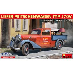 MINIART 38065 1/35 Liefer Pritschenwagen Typ 170V Furniture Transport Car