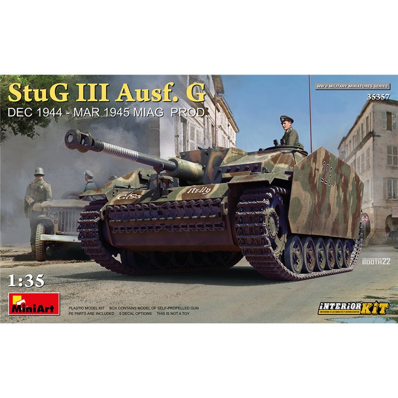 MINIART 35357 1/35 StuG III Ausf. G Dec 1944 - Mar 1945 MIAG Prod