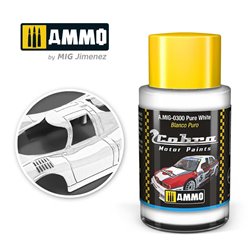 AMMO BY MIG A.MIG-0300 COBRA MOTOR PAINTS Pure White 30 ml.