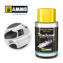 AMMO BY MIG A.MIG-0301 COBRA MOTOR PAINTS Off White 30 ml.