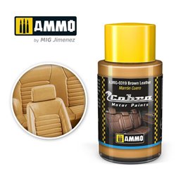 AMMO BY MIG A.MIG-0319 COBRA MOTOR PAINTS Brown Leather 30 ml.