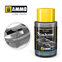 AMMO BY MIG A.MIG-0337 COBRA MOTOR PAINTS Graphite Grey 30 ml.