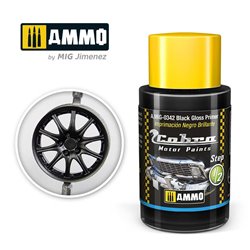 AMMO BY MIG A.MIG-0342 COBRA MOTOR PAINTS Black Gloss Primer 30 ml.