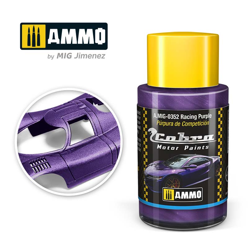 AMMO BY MIG A.MIG-0352 COBRA MOTOR PAINTS Racing Purple 30 ml.