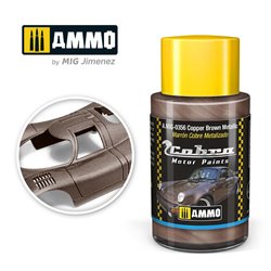 AMMO BY MIG A.MIG-0356 COBRA MOTOR PAINTS Copper Brown Metallic 30 ml.