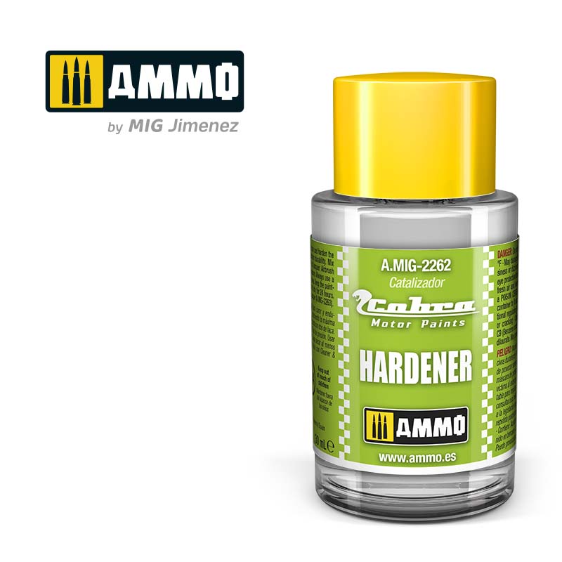 AMMO BY MIG A.MIG-2262 COBRA MOTOR PAINTS Hardener 2K 30 ml.