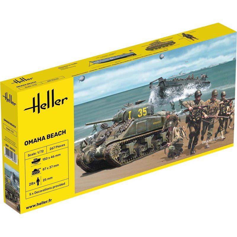 HELLER 50332 1/72 Omaha Beach