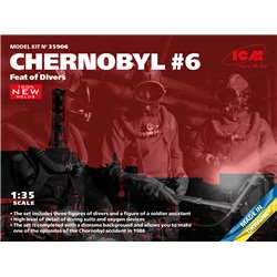 ICM 35906 1/35 Chernobyl 6. Feat of Divers(3 figures) 