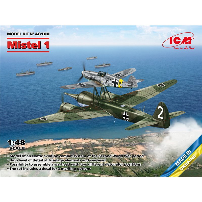 ICM 48100 1/48 Mistel 1, WWII German Composite Aircraft