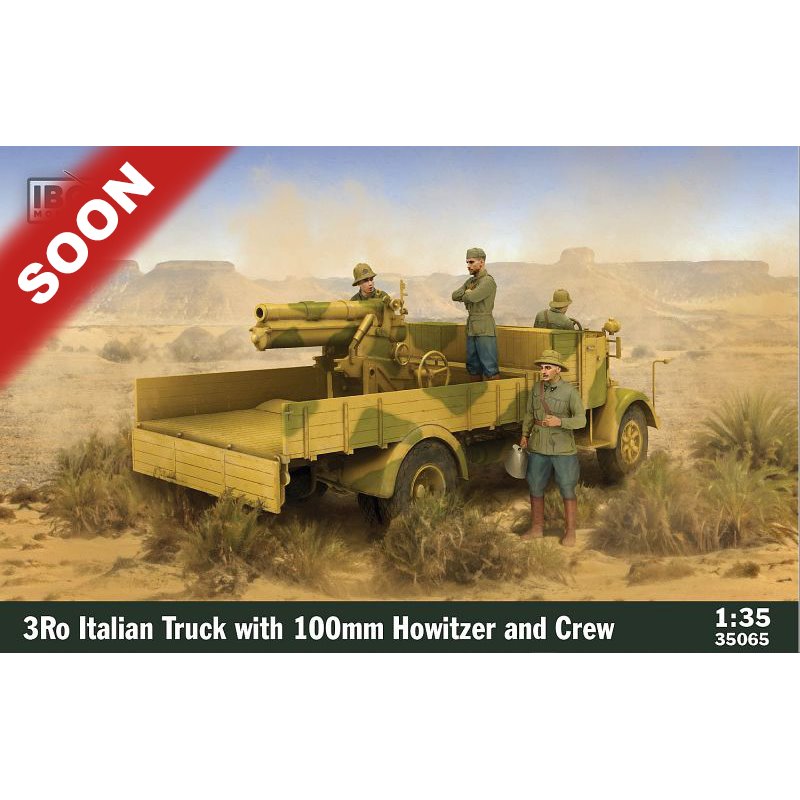 IBG MODELS 35065 1/35 3Ro Italian Truck with 100mm Howitzer