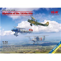 ICM 72210 1/72 Biplanes of the 1930s and 1940s (??-51A-1, Ki-10-II, U-2/Po-2VS)