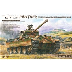 MENG TS-054 1/35 German Medium Tank Sd.Kfz.171 Panther AusG Late w/FG1250Active InfrarNightVisiS