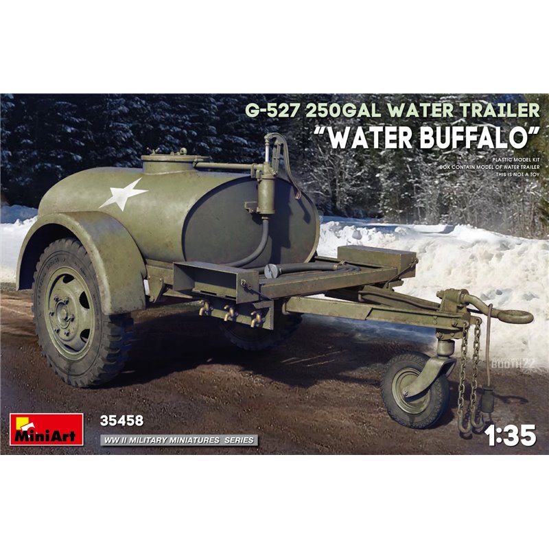 MINIART 35458 1/35 G-527 250 gal Water Trailer "Water Buffalo"