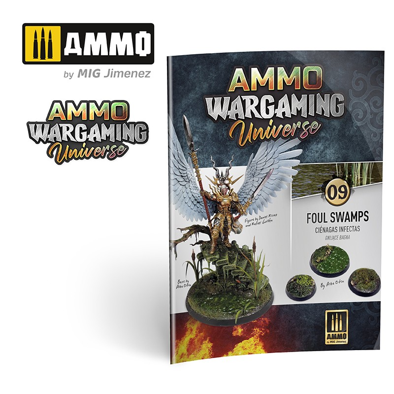 AMMO BY MIG A.MIG-6928 AMMO WARGAMING UNIVERSE Book 09 - Foul Swamps (English, Castellano, Polski)