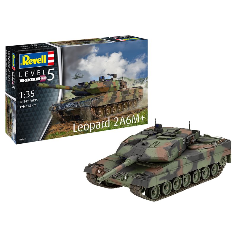 REVELL 03342 1/35 Leopard 2 A6M+ tank