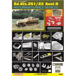 DRAGON 6985 1/35 Sd.Kfz.251/23 Ausf.D Reconnaissa