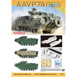 DRAGON 7233 1/72 AAVP7A1 Ram/Rs With Eaak