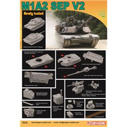 DRAGON 7615 1/72 M1A2 Sep V2