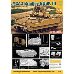 DRAGON 7678 1/72 M2A3 Bradley Busk III