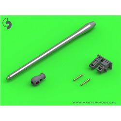 MASTER MODEL GM-35-047 1/35 A34 Comet - 77mm HV gun barrel & Besa MG barrels with resin mounts (for Tamiya kit)