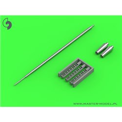 MASTER MODEL AM-32-072 1/32 Shenyang J-6/F-6 - gun barrels set, & Pitot Tube