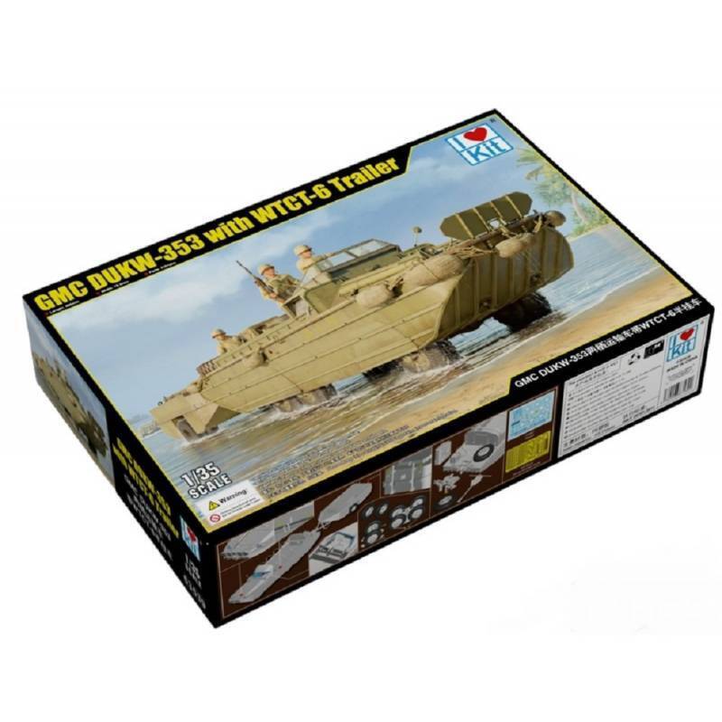 I LOVE KIT 63539 1/35 GMC DUKW-353 with WTCT-6 Trailer