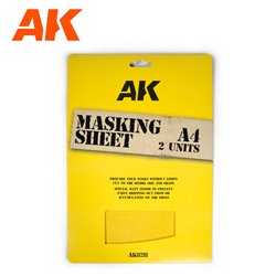 AK INTERACTIVE AK8211 MASKING SHEET A4 X 2 UNITS