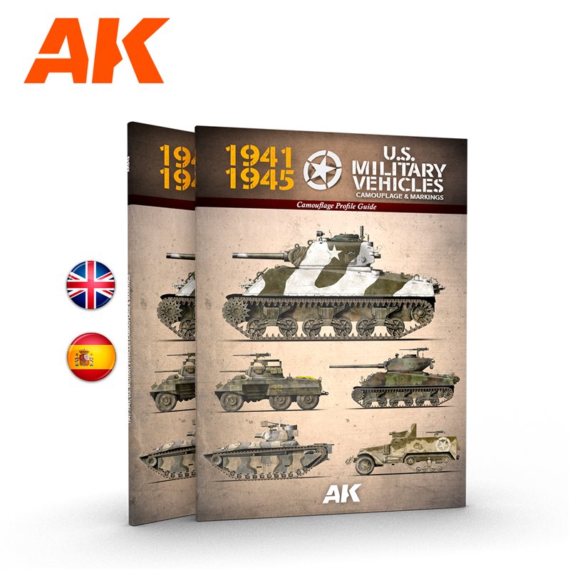 AK INTERACTIVE AK642 American Military Vehicles - Camouflage Profile Guide (Anglais)