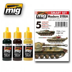 AMMO BY MIG A.MIG-7103 Set de 3 Flacons de Peinture Camo Moderne Syrie 17ml