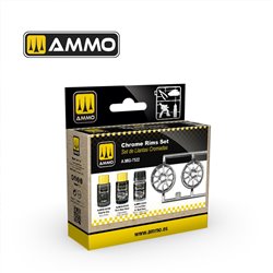 AMMO BY MIG A.MIG-7522 Chrome Rims Set