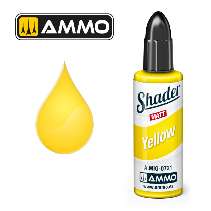 AMMO BY MIG A.MIG-0721 MATT SHADER Yellow